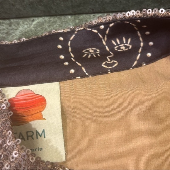 Farm Rio Sequin Embellishments Midi Length Skirt - Picture 4 of 7